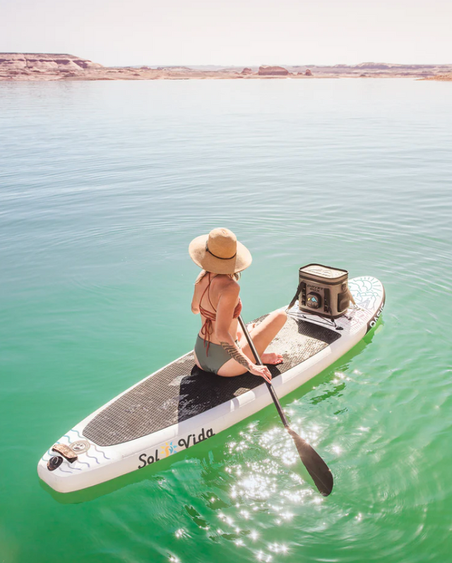 solvida paddle board and cooler