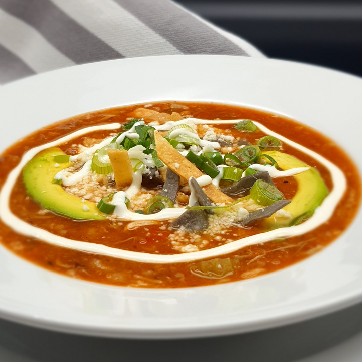 chicken tortilla soup at tres hombres mexican grill and cantina