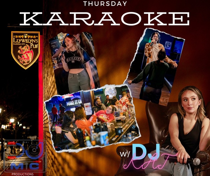 Thursday night Karaoke hosted by Mic KCs very own DJ Kat!